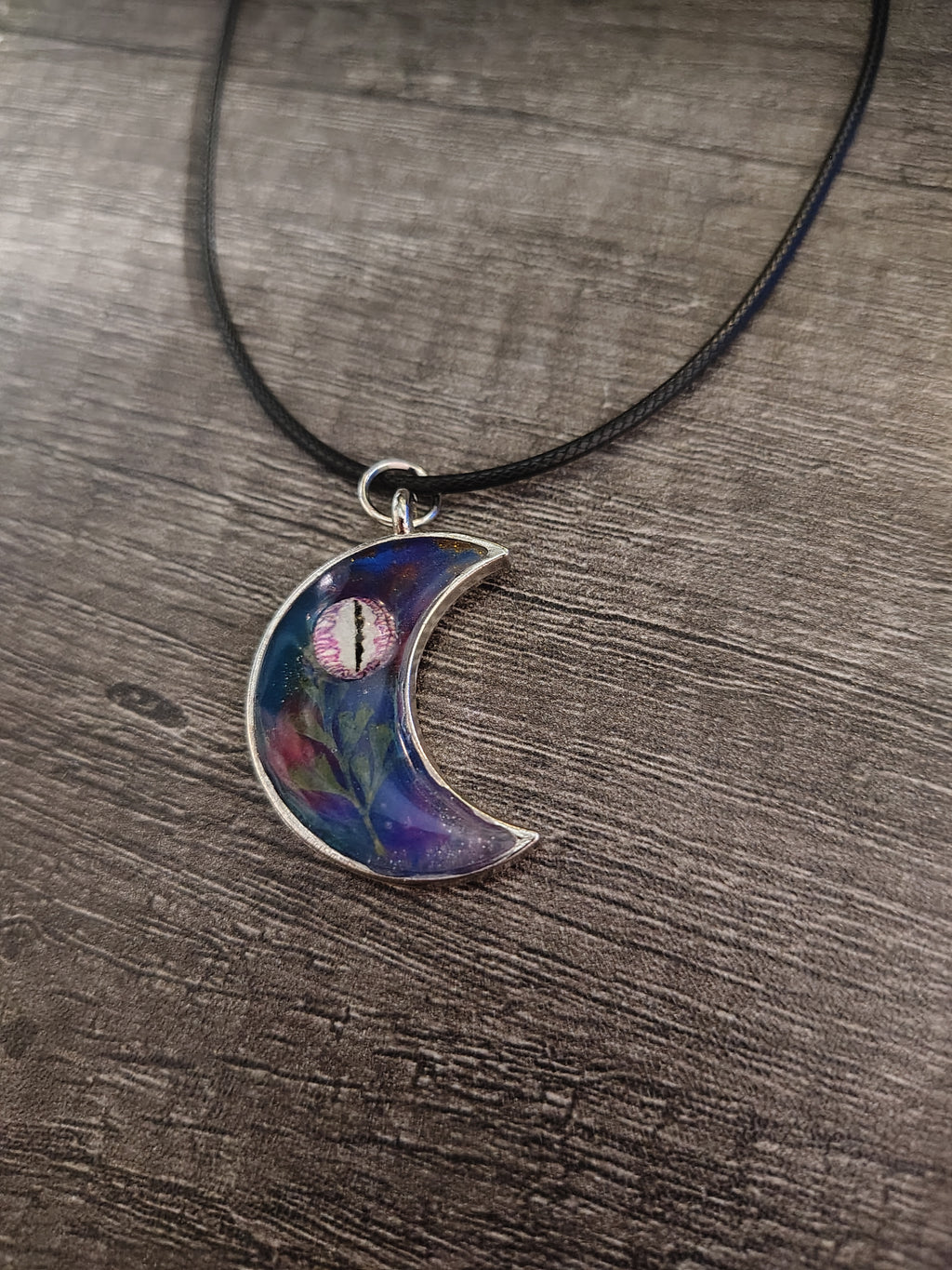 Moonwatcher™ — Night Garden Eye Moon Pendant