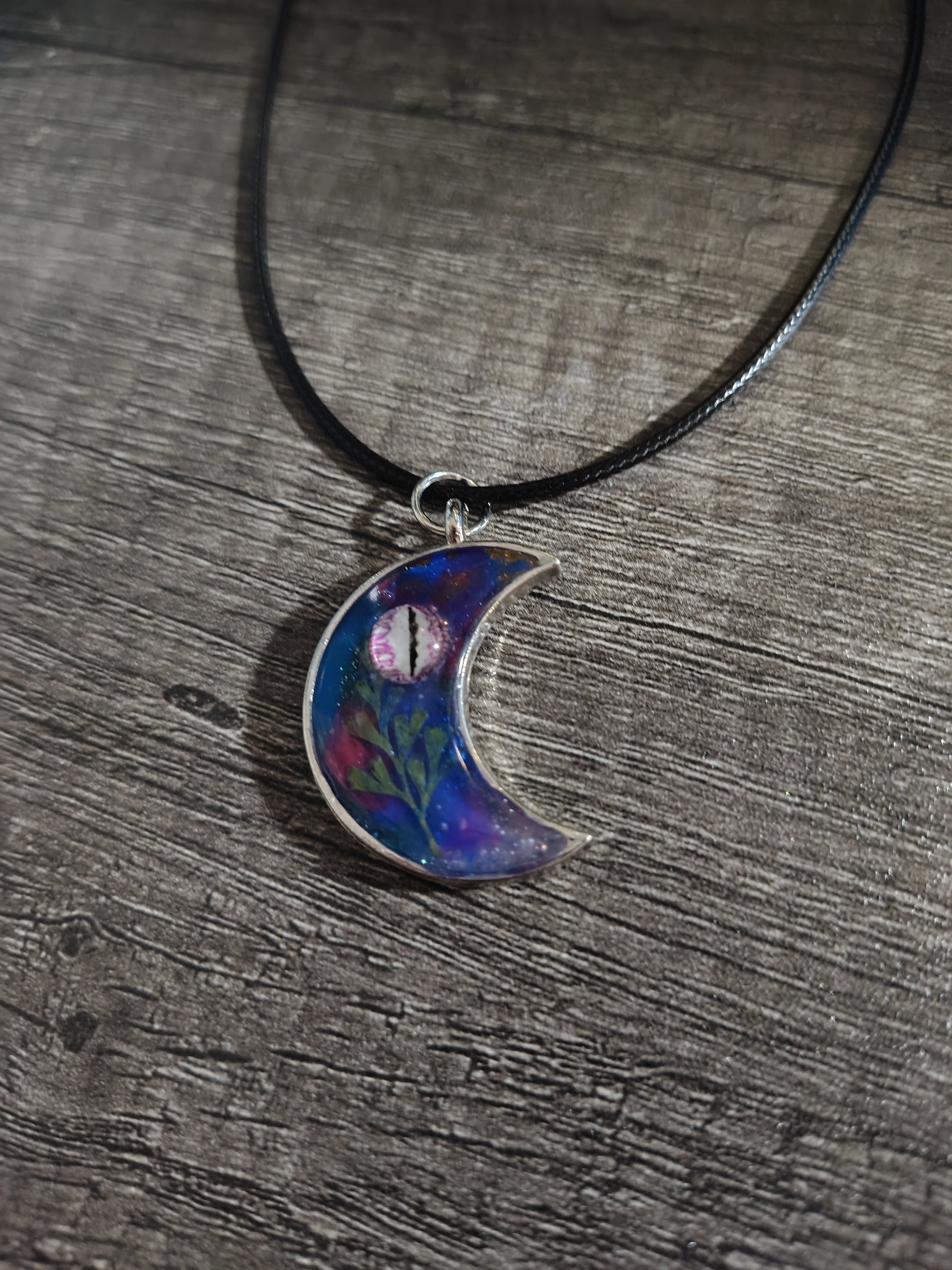 Moonwatcher™ — Night Garden Eye Moon Pendant