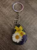 VeilBloom™ — Midnight Garden Botanical Keychain