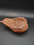 Wing Heart Trinket Dish - Rose Gold Glitter top view